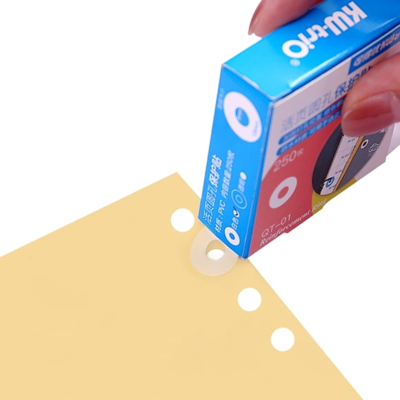 Riwcyla Loose, Paper Hole Reinforcement Labels Round Stickers Self,Adhesive Hole Punch Protector for Office School Home Supplies, 250 Labels