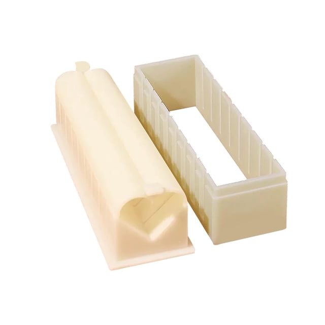 Sushi Making Kit 3 Piece, Xinsrenus Sushi Set with Seaweed Rice Wrapping Tool, Compact Sushi Press for Quick Forming Even Rolls, Portable Sushi Artifact for Home Kitchen Party