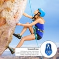 thumbnail image 3 of QualitChoice Climbing Pulley with Ball Bearing Survival Tool High Altitude Rescue Accessory Aluminum Alloy for Traverse Hauling Equipment Red, 3 of 6