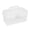 White, variant on Plastic Storage Box with Removable Tray, Craft Organizer and Art Storage Box, Multipurpose Storage Container for Tools, Playdoh, Bead, Sewing, Tackle, Art Supply, 7.08x3.54x4.13"
