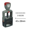 thumbnail image 1 of Printtoo Heavy Duty Dater Stamp Self Inking With Checked By Text Office Stationery Date Rubber Stamp-Black, 1 of 1