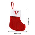 thumbnail image 3 of Christmas Decorations Outdoor Indoor,Christmas Decorations For Home,Cute Letters Christmas Stocking Decoration Christmas Tree Pendant Christmas Style Wool Knitted Socks Decoration Props, 3 of 3
