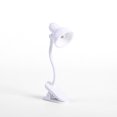 thumbnail image 2 of Reading Light Adjustable Clip Mini Desktop Table Lamp Battery Powered Camping Portable Clamp Night Light, White, 2 of 7
