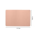 thumbnail image 3 of Rectangular Leather Placemat Solid Colour Faux Leather Placemats , Coffee Mats, Kitchen Table Mats, Easy To Clean Kitchen Table Mats, 3 of 7