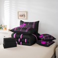 thumbnail image 4 of YST Teens Badminton 7-Piece Sports Bedding Set, Hot Pink Comforter Set, Full Size, 7 Count, 4 of 4