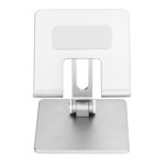 Phone Stand, Comfortable Viewing Angle Cell Phone Stand Adjustable Bracket  for Home Silver