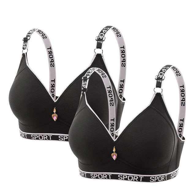 2PC Women's Everyday Bralette - Snug & Firmer Support Bra | Curvy Look Enhancer, Fully Stretchable & Shape-Retaining for All Ages