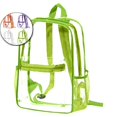 thumbnail image 1 of Dvruxg Clear Backpack for Stadium Events, Mini Clear Stadium Bag for Sporting Events, Games, Festival, Concerts(Green), 1 of 3