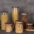 thumbnail image 4 of Borosilicate Glass Canister Airtight Kitchen Food Storage Jar Glass Storage Tank, 4 of 10