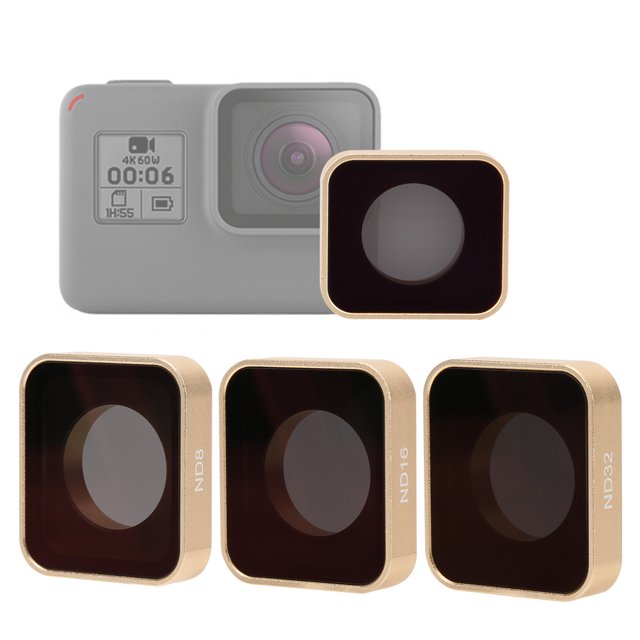 Filtre de Caméra, Verre Optique Professionnel Réduire le Filtre d'Objectif en Alliage d'Aluminium Léger pour 5