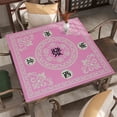 thumbnail image 5 of Mahjong Mat Reduction Mahjongg Table Mat Mahjong Accessories Tablecloth Game Poker Domino Game Game Mat For Card Board And Tile Games 70x70cm, 5 of 5
