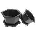 thumbnail image 3 of MasteelfCA 2 Ensembles Pot de Fleurs Miniature pour Succulentes Bassin de Plantation Pot de Floraison avec Plateau, 3 of 9