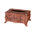 thumbnail image 3 of 1Pcs Rectangular Facial Tissue Box Cover Paper Holder Container Home Decoration Large Red Bronze, 3 of 9
