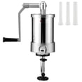thumbnail image 1 of KFFKFF Sausage Filler, 2.5LBS/1.5L Volume, 304 Grade Stainless Steel Vertical Sausage Maker, Sausage Injector with Trio of Filling Tubes, Stable Base and Hand Operated Crank for Domestic or Business, 1 of 9