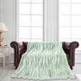 thumbnail image 3 of Unique Bargains Luxury Fleece Bed Blanket Woven Mesh, 3 of 10