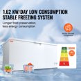 thumbnail image 3 of VEVOR Chest Freezer, 17.2 Cu.ft / 488 L Large Deep Freezer & 4 Removable Baskets, 3 of 9
