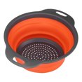 thumbnail image 1 of Panier de Vidange, Résistance à l'Abrasion Rétractable Anti Glissement Économiser de l'Espace Passoire de Fruits Résistant à la Chaleur pour Restaurant pour Cuisine Rouge, Bleu, Orange, Vert, Rose Rouge, 1 of 8