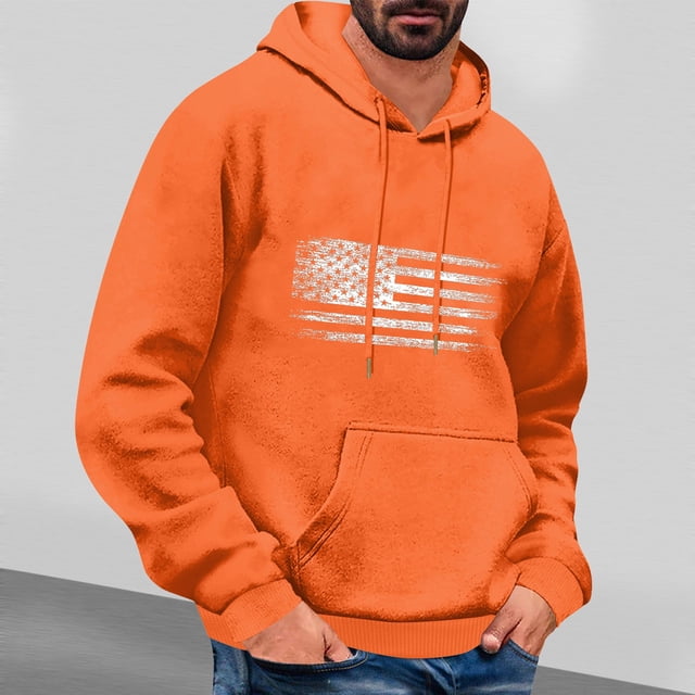 Styesk Sweatshirts pour Hommes Imprimé Décontracté à Capuche Manches Longues