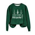 thumbnail image 4 of EGNMCR Chandail en Molleton de Noël pour Femmes Col Rond Imprimé Ample Chandail à Manches Longues Sans Capuche, 4 of 4