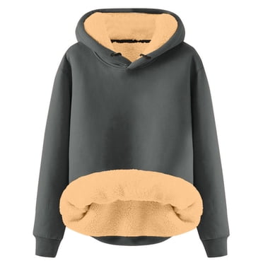 2025 Autumn Winter Solid Blank Sweat Shirts for Women Color Velvet Hoodie Lady French Womens Sweatshirt Hoodie Sweater Dresses for Women Fall Sweatshirts Pullover Hoodie Women Plus