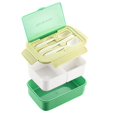 thumbnail image 4 of Aesthetic Lunch Box Aesthetic Lunch Box Blue Lunch Boxplastic Lunch Box Fresh-Keeping Box Microwave Oven Heating Sealed Thermal Insulation Bento Box Lunch Box with Tableware Lunch Box Snacks, 4 of 4