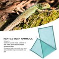thumbnail image 3 of Reptile Respirant Mesh Hamac Reptile Mesh Hamac Rectangle Reptile Transat Été Suspendu Reptile Respirable Net Hamac Lit avec Ventouses pour Lézard Serpent Rectangle, 3 of 8