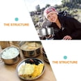 thumbnail image 3 of 1 Set of Outdoor Camping Cookware Portable Cookware Kit Stainless Steel Cookware Kit, 3 of 9