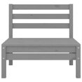 thumbnail image 5 of vidaXL 4 Piece Garden Lounge Set Solid Pinewood Grey, 5 of 5