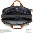 thumbnail image 2 of CUITING Convertible Backpack Shoulder bag Messenger Bag Laptop Case Business Briefcase Leisure Handbag Multi-functional Travel Rucksack Fits 17.3 Inch Laptop For Men / Women / Travel (gre, 2 of 7