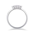 thumbnail image 3 of 3/8ct Princess Cut Diamond Wedding Ring 14K White Gold, 3 of 4
