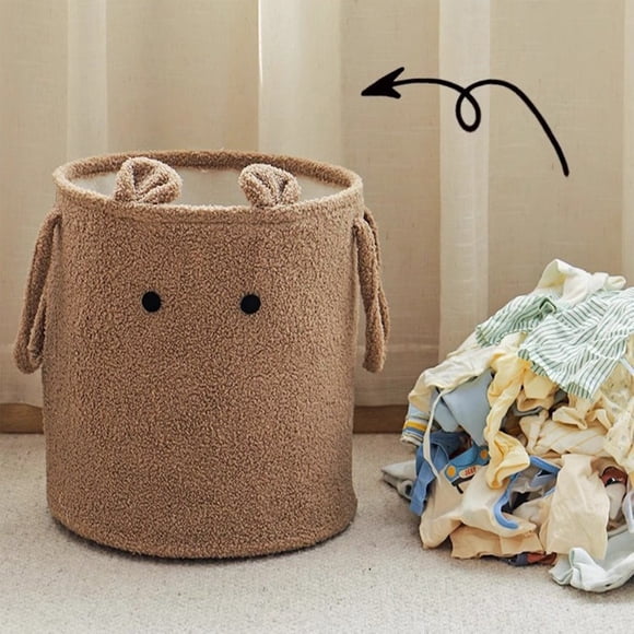 CQCYD Clearance under $5 Bear Basket for Nursery, Baby Baskets for Storage, Baby Shower Baskets, Laundry Basket, Storage Hamper for Children Kids Toy Plant Indoor Corner