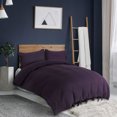thumbnail image 3 of Unique Bargains Ensemble de Housse de Couette en Polyester Brossé 110 G/m2 Ensemble de Literie avec Nœud Papillon, 3 Pcs,, 3 of 9