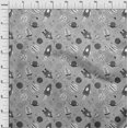 thumbnail image 4 of oneOone Viscose Chiffon Gray Fabric Galaxy Craft Projects Decor Fabric Printed By The Yard 42 Inch Wide, 4 of 4
