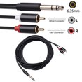 thumbnail image 2 of 3.5 to 6.35 Audio Cable Tensile Resistance Cotton Good Contact Performance Easy to Apply Adapter Wire Aluminum Alloy Shell Strong Tensile Resistance 2M, 2 of 8