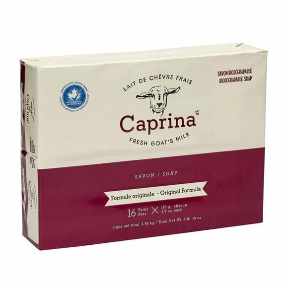 Caprina Savon au Lait de Chèvre (Lot de 16)