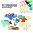 thumbnail image 3 of Kids Paint Sponges, Kids Paint Sponges Set 26pcs Improve Imagination Early Learning Reusable  For Adults For School For Home, 3 of 8