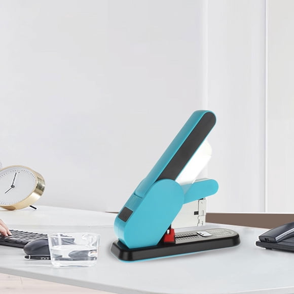DYNWAVECA Heavy Duty Stapler Manual Office Stapler Nonslip Base Comfortable Handle Commercial Stapler Paper Stapler for Adults Students 294mmx83mmx294mm