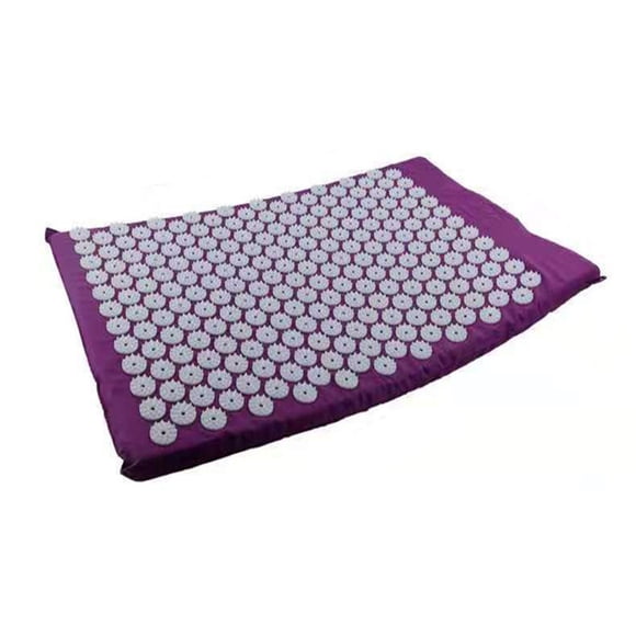 xinxixnxx Tapis d'Acupression en Éponge ABS Portable Réutilisable de Rechange Professionnel Hommes Femmes Gym Corps Massage Musculaire Tapis Masseur Violet