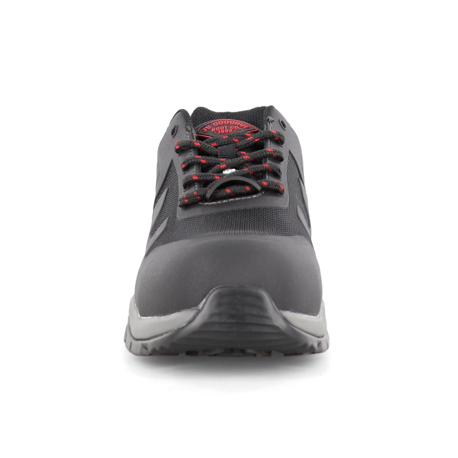JB Goodhue Flair 16108 Men's Safety Work Shoes, Black/Red