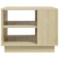 thumbnail image 3 of vidaXL Coffee Table Sonoma Oak 55x55x43 cm Engineered Wood, 3 of 4