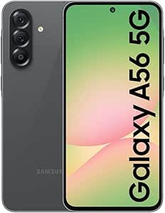 Brand New - Samsung Galaxy A56 5G 2025 Model Smartphone | 8GB RAM + 128GB ROM | Dual SIM | Fingerprint & Face Lock | Unlocked - Awesome Graphite