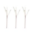 thumbnail image 1 of Transemion 3pcs Beautiful Artificial Flower Arrangements Realistic Appearance Wide Artificial Flowers For Decoration Wedding Decor white 1Set, 1 of 6