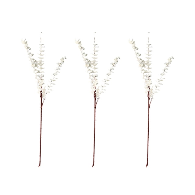 Transemion 3pcs Beautiful Artificial Flower Arrangements Realistic Appearance Wide Artificial Flowers For Decoration Wedding Decor white 1Set