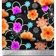 thumbnail image 3 of Soimoi Poly Georgette Fabric Artistic Floral Decor Fabric Printed Yard 52 Inch Wide, 3 of 3