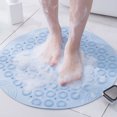 thumbnail image 1 of VONKY Machine Washable Non-slips Shower Mat For Safe And Durable Shower Rinse The Mat And Put Up It To Air Dry PVC grey 30cm*30cm 1 light blue,1 30cm*30cm, 1 of 6