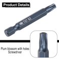 thumbnail image 2 of 1 Pcs 50mm Blue Magnetic Torx Screwdriver Bits Set Electric Screwdriver T5-T40, 2 of 9