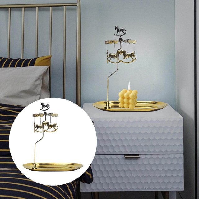 fastboy Rotary Rotating Tea Light Candle Holder Living Room Trojan