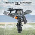 thumbnail image 3 of RKSTN Sprinkler Head 1/2 Controllable Angle Plastic Rocker Arm Sprinkler for Agricultural Irrigation, Garden Garden Watering, Lawn Greening Irrigation, Orange Kitchen Gadgets, 3 of 5
