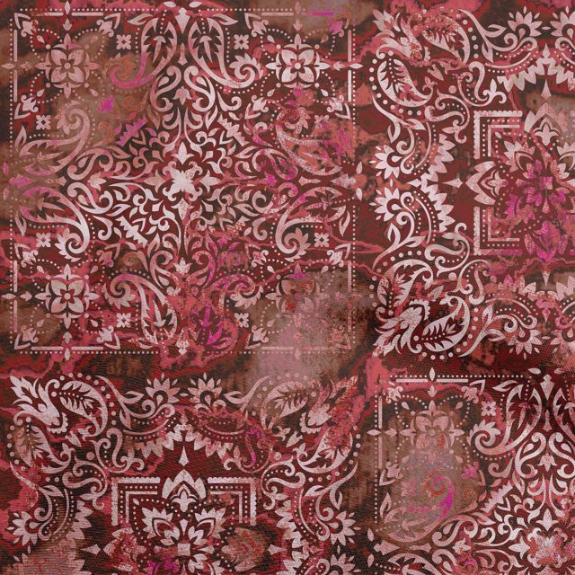 oneOone Polyester Spandex Maroon Fabric Asian Sewing Craft Projects Fabric Prints By Yard 56 Inch Wide