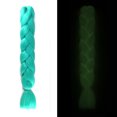 thumbnail image 2 of EGNMCR Wigs Human Hair 24 Inch Large Braid Luminous Fluorescent Large Braid Brown toupee, 2 of 2